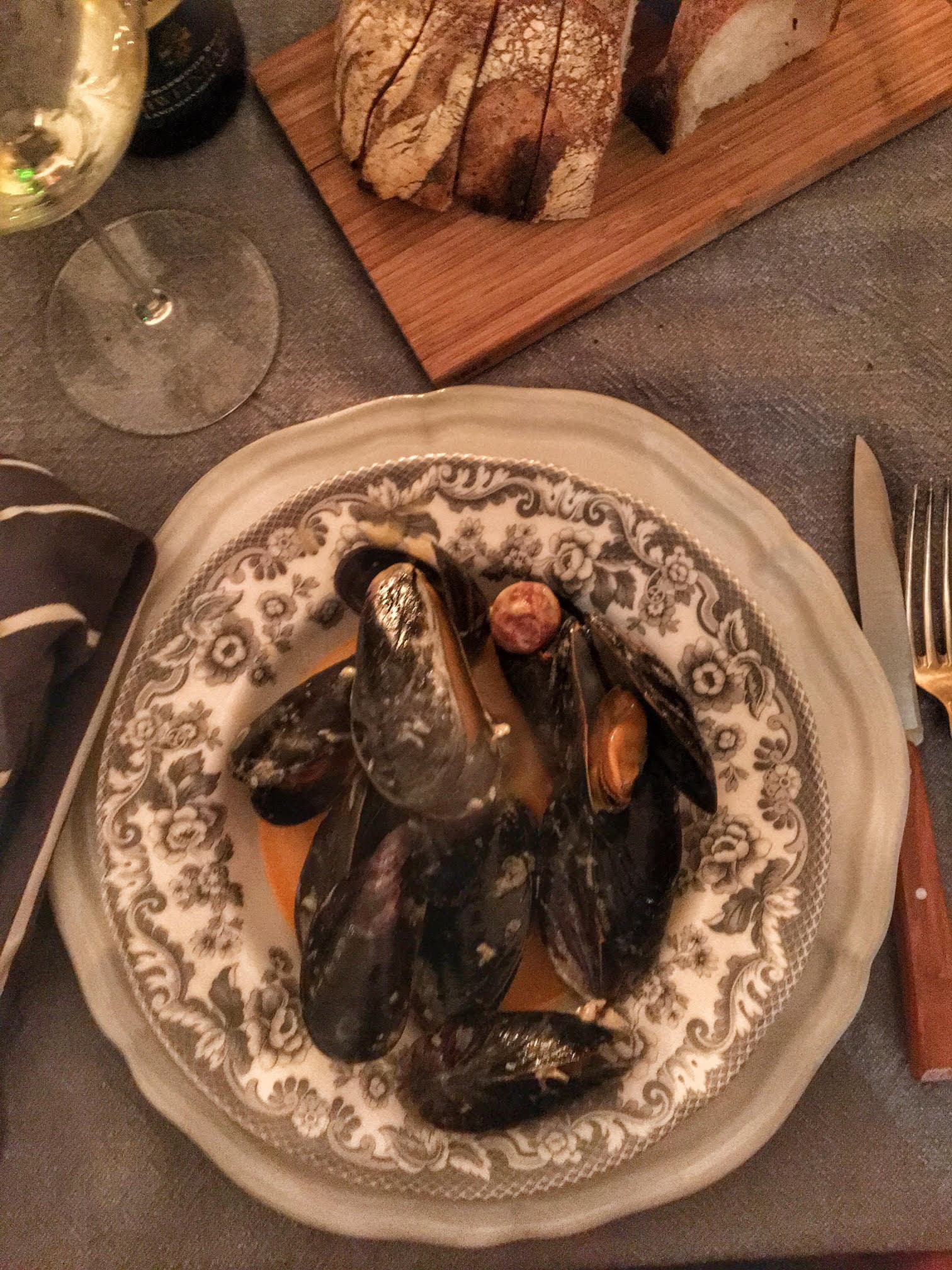 recept, Anette Rosvall, Musslor, Chorizo