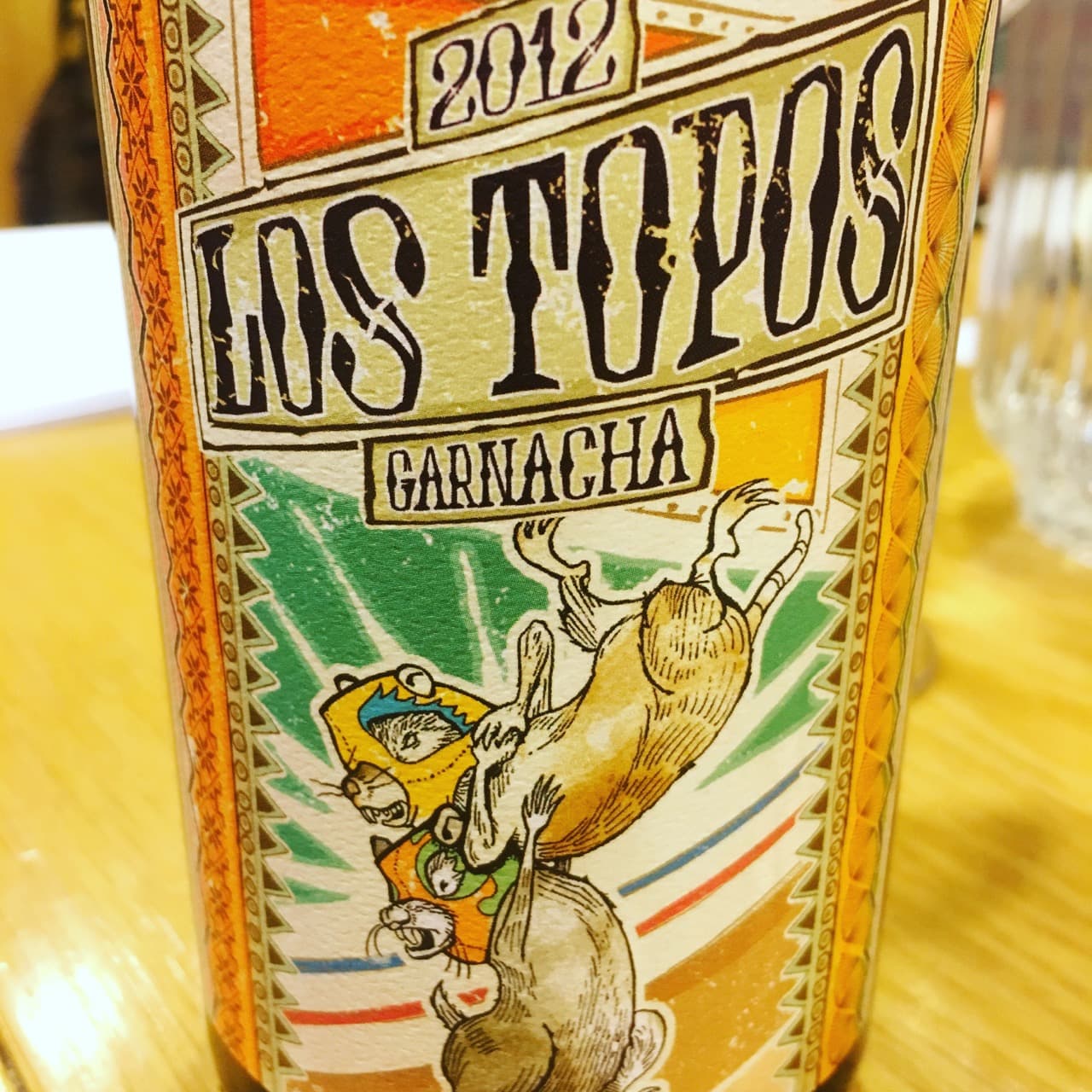 Grilla med grenache i vinglaset