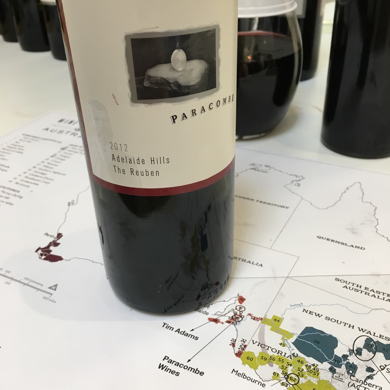 Australien och cabernet sauvignon och lite franc