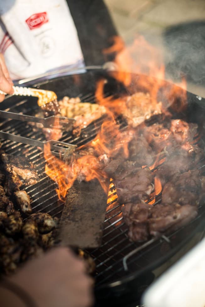 Spanien på grillen och Spanien i glasen